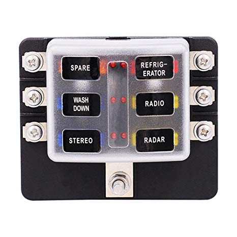 6 Way Fuse Box Waterproof Terminal Block