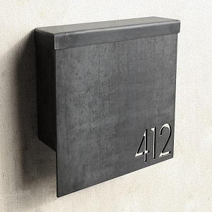 Custom Thick Steel Mailbox