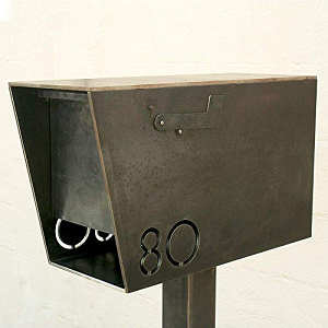 Handmade Thick Steel Mailbox