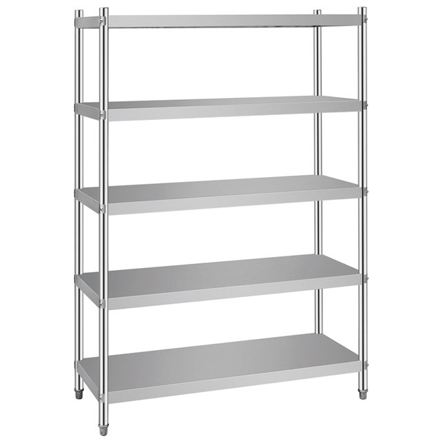 Multi-level Stainless Steel Shelves