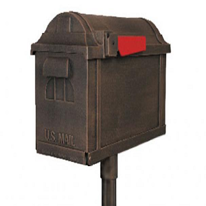 Post-mount Thick Steel Mailbox