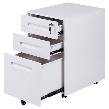 Rolling Metal File Cabinet