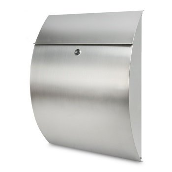 Stainless Steel Curved Letterbox