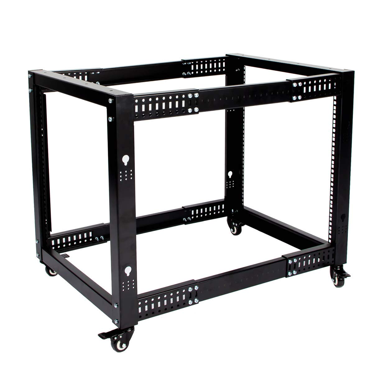 https://www.kdmsteel.com/wp-content/uploads/2020/01/a-12U-Adjustable-Open-Frame-Rack.jpg