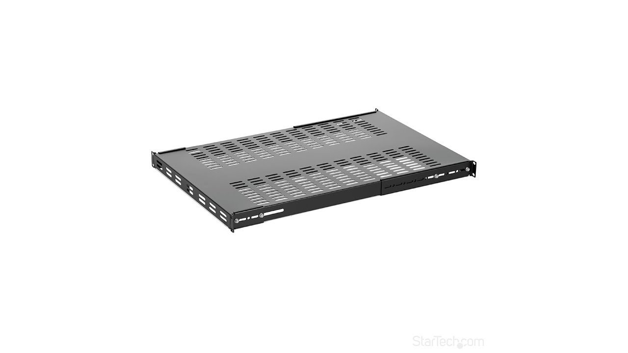 1U Vented Mount Server Rack Shelf