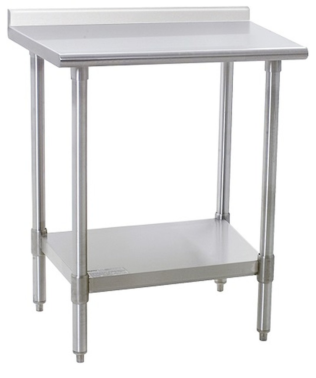 Galvanized Base w Shelf Stainless Steel Prep Table