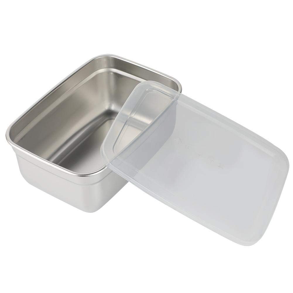 Leakproof Lids Rectangle Food Stainless Steel Containers