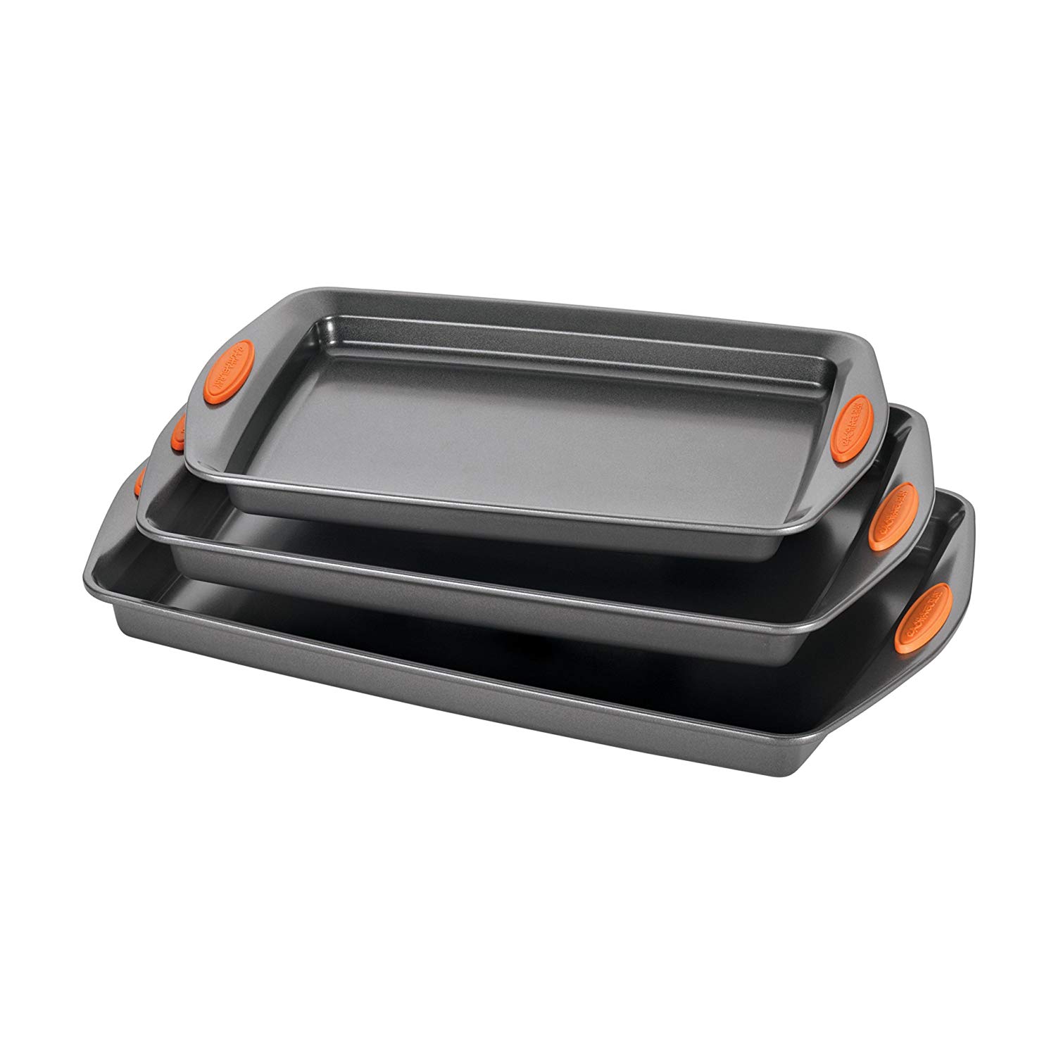 Nonstick Bakeware Set with Grips Stainless Steel Cookie Sheet