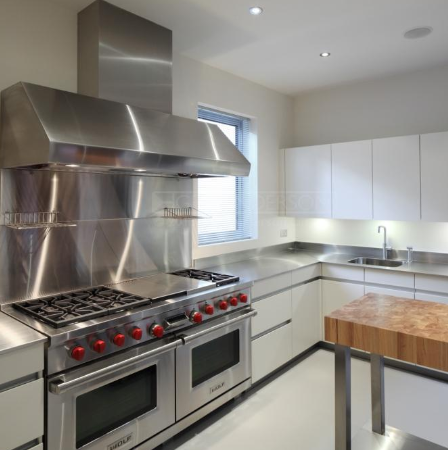 Water Resistant Stainless Steel Kitchen Cabinets