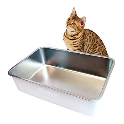 Extra Large Stainless Steel Litter Box