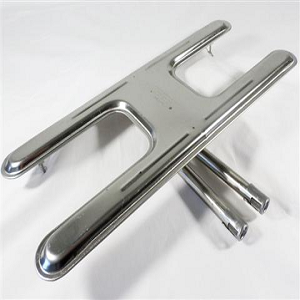 H-Shaped Single Stainless Steel BBq Burners