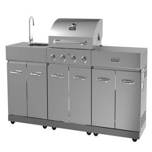 Stainless Steel BBQ Cabinets with Sink