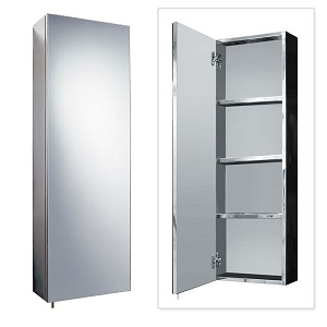 Stainless Steel Tall Bathroom Cabinet