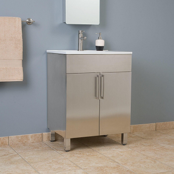 Stainless Steel Vanity Cabinet 2