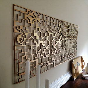 Laser Cutting for Wall and Door Decorations