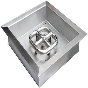 Stainless Steel Drop-in Fire Pit Burner Ring