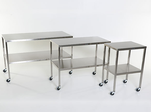 Table médicale en acier inoxydable