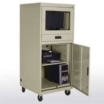 Heavy Duty Mobile Computer Cabinet