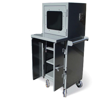 Welded Mobile Computer Cabinet