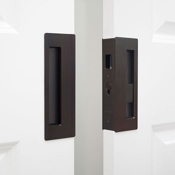 Black Pocket Door Handles