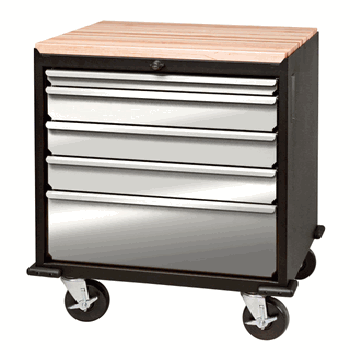 Modular Stainless Steel Rolling Tool Cabinet
