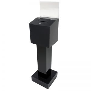 Standing Metal Donation Box