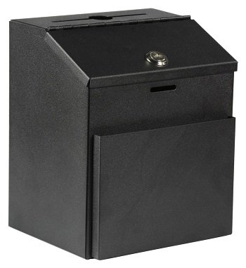 Wall Mount Metal Donation Box