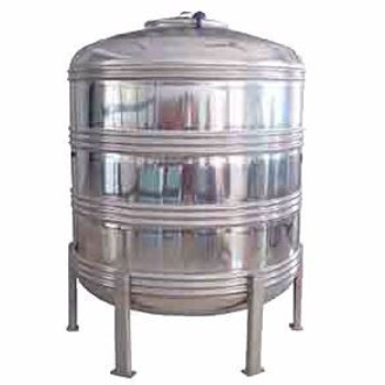 Cylindrical SS Water Tank