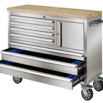 Rolling Stainless Steel Tool Cart