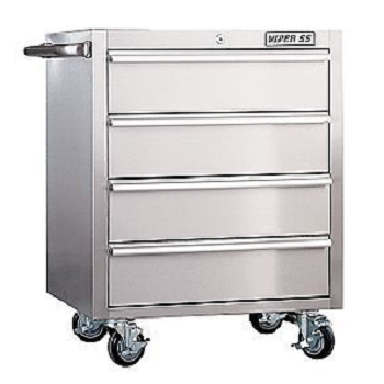 4 Wheel Stainless Steel Tool Cart