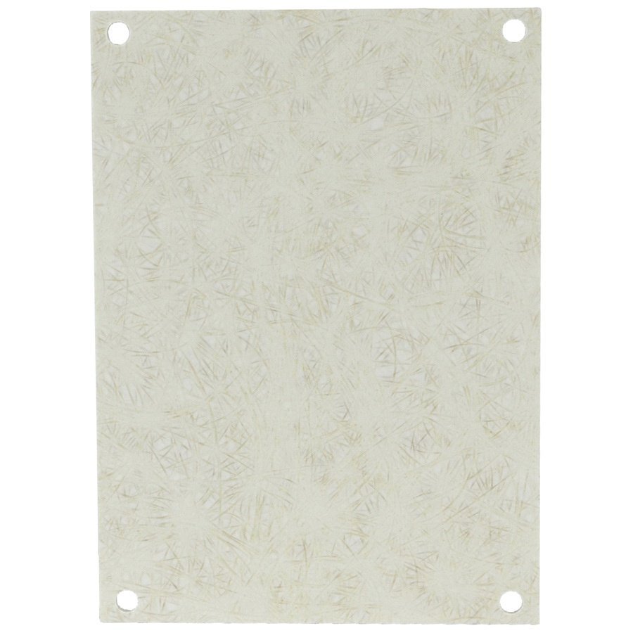 White Fiberglass Reinforced Polyester Electrical Enclosure Backplate