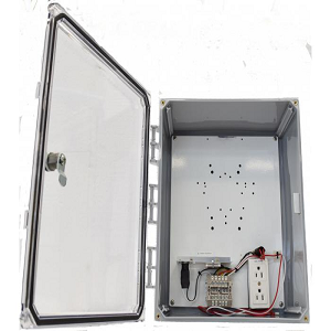 Clear Heated Enclosure with Key Lock