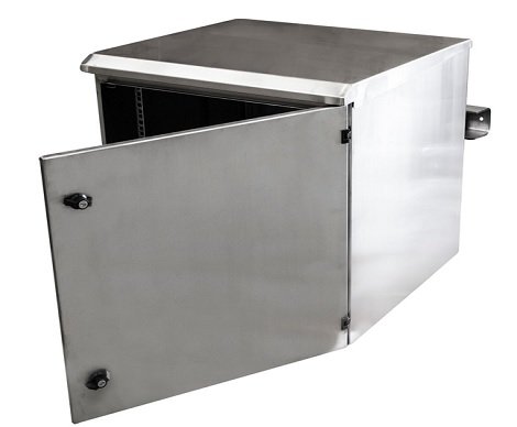 Stainless Steel Outdoor Pole Mount Enclosure