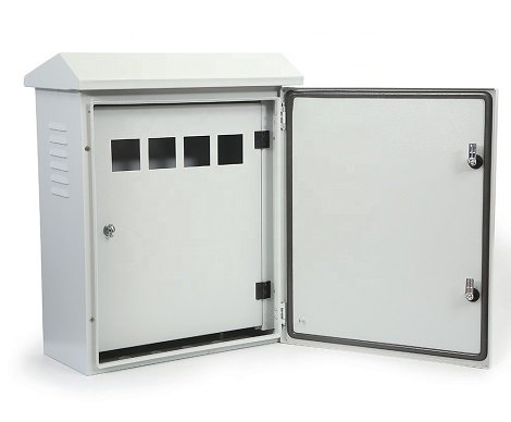 Double Doors Outdoor Pole Mount Enclosure