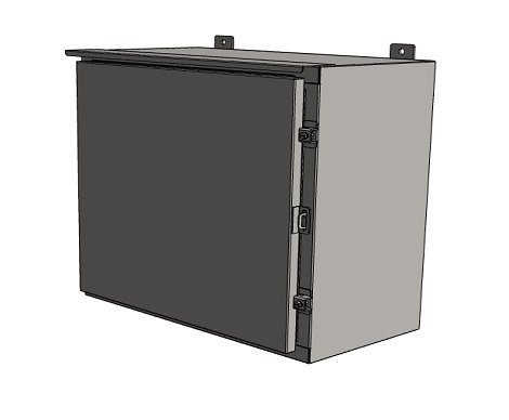 Carbon steel Outdoor Pole Mount Enclosure