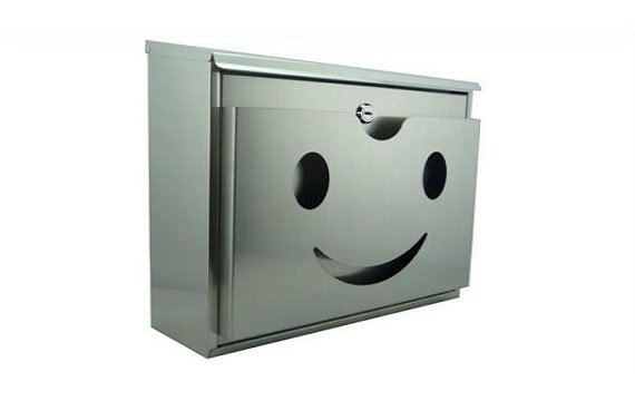 Steel sheet metal mailbox features