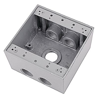2-Gang Stainless Steel Device Box