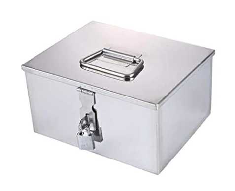 5-Stainless Steel Cash Box