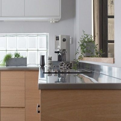 58 mm Height Stainless Steel Worktop