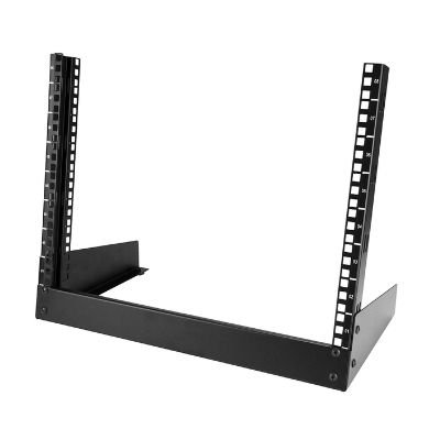 8U Desktop Open Frame 19 Inch Rack Rails