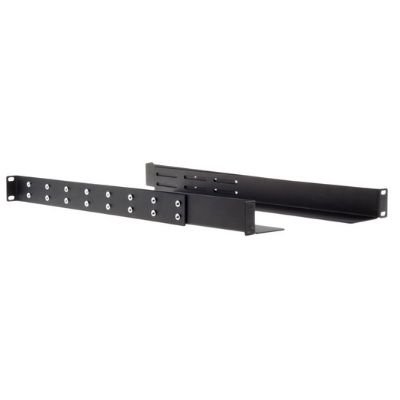 Adjustable Mount Black 19 Inch Rack Rails