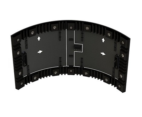 Circular and Curved LED Screen Cabinet