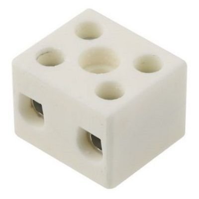 Double Pole Ceramic Terminal Block