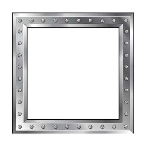 Metal Frame with Bolts