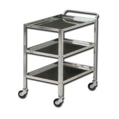 Stainless Steel Trolley 3 Shelves