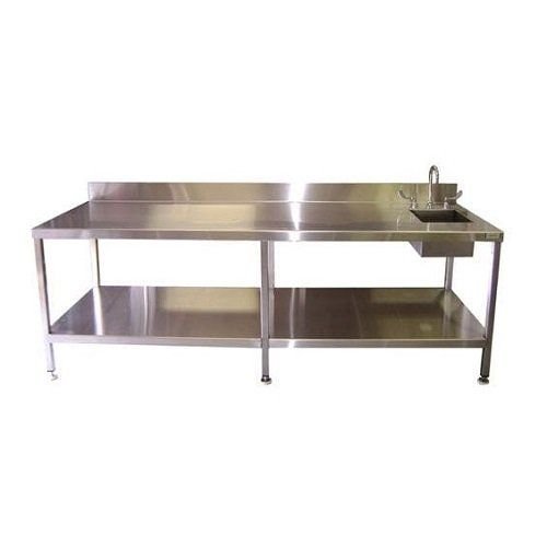 Stainmless Steel Lab Table with Undershelf