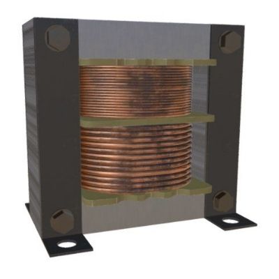 Step-down shell-type transformer