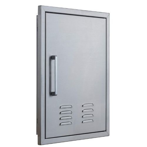 Vertical Single Access Outdoor Kitchen Door Stainless Steel