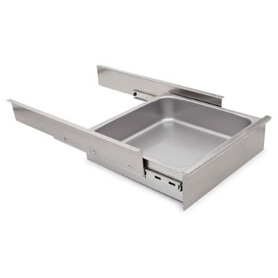 Wide Tables with Roller Bearings Stainless Steel Drawer