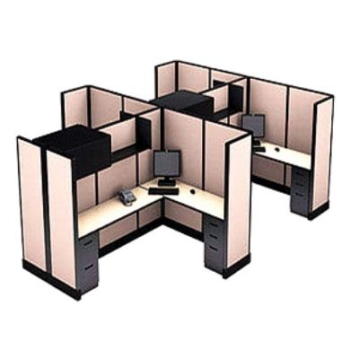 Single Seat Small Office Cubicles Divider